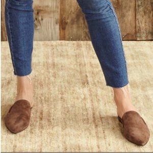 Jenni Kayne Suede Mule in Espresso size 40/US10